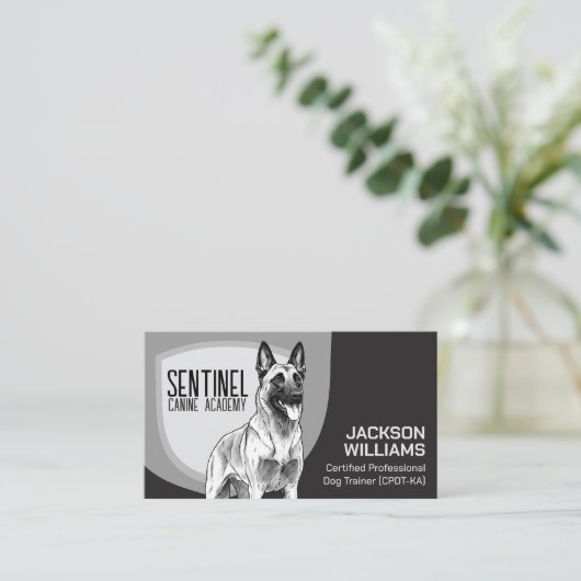 K9 Training - Dog Trainer - Canine Behaviourist  名刺 (スタンド正面)