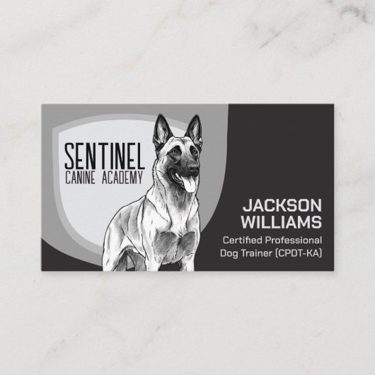 K9 Training - Dog Trainer - Canine Behaviourist  名刺 (正面)