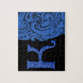 K – アルファベット（青） ジグソーパズル (縦)