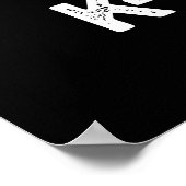 K-ウンチおもしろいK – ポーポップ・アートのプンダークBG ポスター (角)