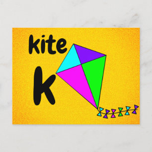 k – カイトフラッシュカード ポストカード