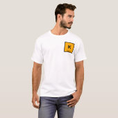 K - カリウム 化学 周期表 シンボル Tシャツ (正面フル)