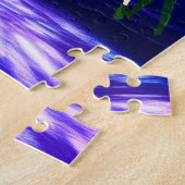 K – シンガーポップ・アートのオンステージXoXo Love K-Musicポップ・アートのカスタ ジグソーパズル (側面)