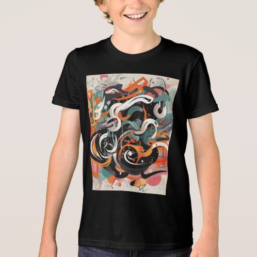 K-ヒップホップ融合 トライブレンドＴシャツ (正面)