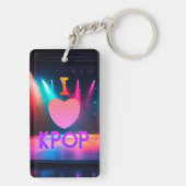 K ポップ・アートの- キーホルダー (裏面)