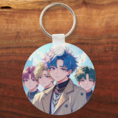 K ポップ・アートの- キーホルダー (正面)