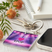 K ポップ・アートの- キーホルダー (正面右)