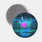 K ポップ・アートの- マグネット (正面/裏面)