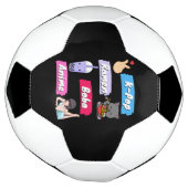 K-ポップ・アートの、ラーメン、ボバ、アニメ文化ファポップ・アートのン サッカーボール (回転)