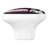 K-ポップ・アートの、ラーメン、ボバ、アニメ文化ファポップ・アートのン セラミックノブ (側面)