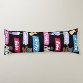 K-ポップ・アートの、ラーメン、ボバ、アニメ文化ファポップ・アートのン ボディピロー (裏面)