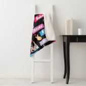 K-ポップ・アートの、ラーメン、ボバ、アニメK – ドラマパターン シェルパブランケット (インサイチュ)