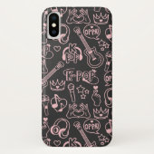 K ポップ・アートの- | Music Idol Fingerハート오빠電話ケース Case-Mate iPhoneケース (裏面)