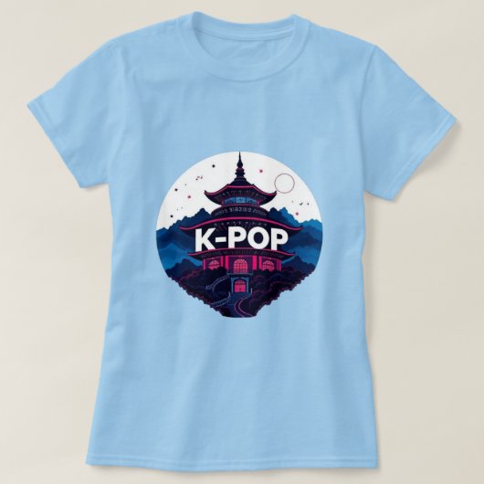 K ポップ・アートの- Tシャツ (デザイン正面)