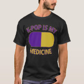 K-ポップ・アートのIs My Medicine Basic Tシャツ (正面)