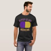 K-ポップ・アートのIs My Medicine Basic Tシャツ (正面フル)