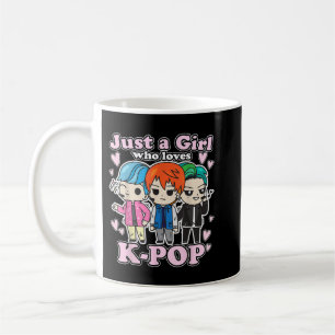 K-ポップ・アートのJust A Girl Love K-Koreanバポップ・アートのンドポップ・ コーヒーマグカップ
