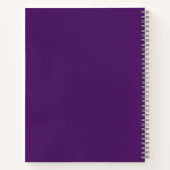 K – ムーンモノグラム ノートブック (裏面)