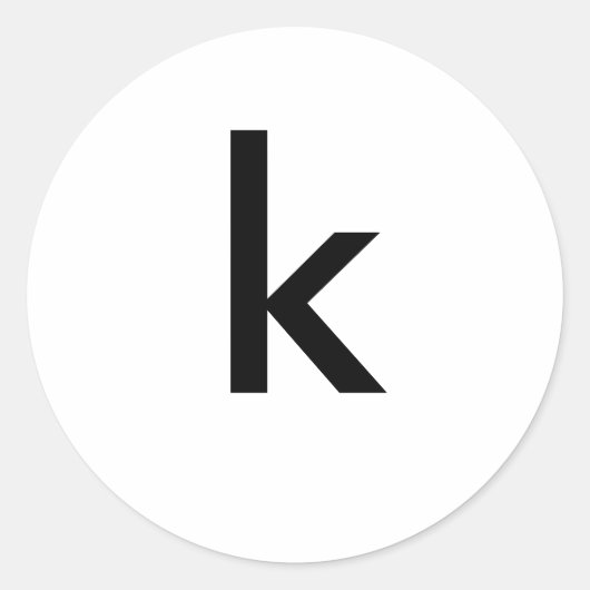 k ラウンドシール (正面)