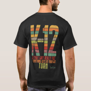 K-12の味方される二重はスキーをします Tシャツ