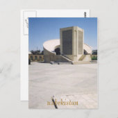 k-2、ウズベキスタン ポストカード (正面/裏面)