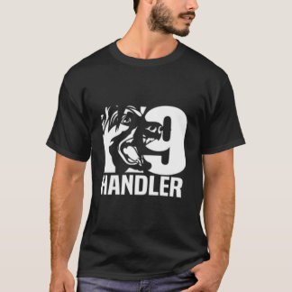 K-9ハンドラー 警察 保安官 法執行官 義務 Tシャツ