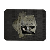 K-9ユニット – 警察犬ユニット – ドイツの羊飼い マグネット (横)