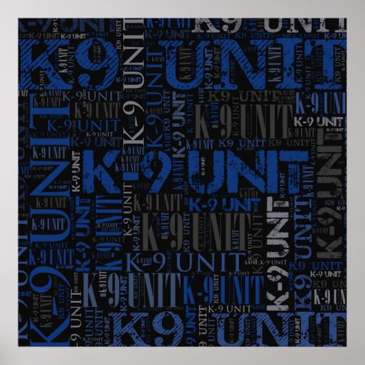 K-9ユニット – 警察犬ユニット ポスター (正面)
