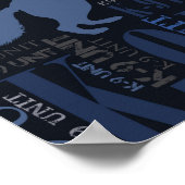 K-9ユニット – 警察犬ユニット ポスター (角)