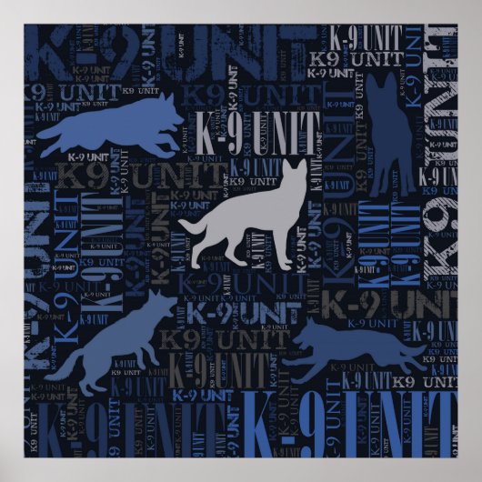 K-9ユニット – 警察犬ユニット ポスター (正面)