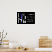 K-9ユニット – 警察犬ユニット – マリノワ ポスター (キッチン)