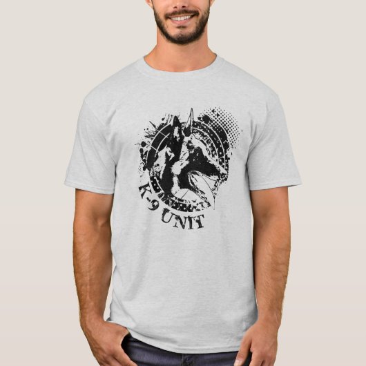 K-9ユニット – 警察犬ユニット – マリノワ Tシャツ (正面)