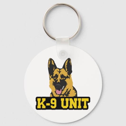 K-9単位 キーホルダー (正面)