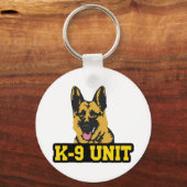 K-9単位 キーホルダー (正面)