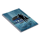 K-9単位-警察犬- Malinois ノートブック (右側)