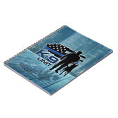 K-9単位-警察犬- Malinois ノートブック (左側)