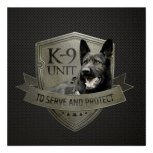 K-9単位-警察部隊のジャーマン・シェパード ポスター