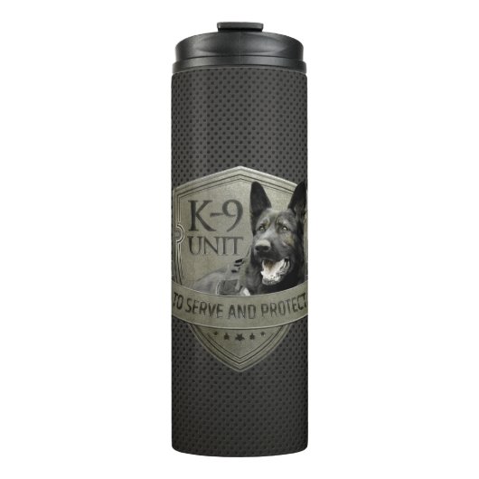 K-9単位GSD -働くジャーマン・シェパード犬 タンブラー (正面)