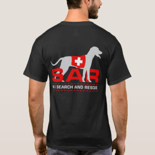 K-9調査および救助- SAR Tシャツ