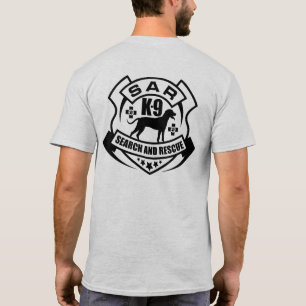 K-9調査および救助- SAR Tシャツ