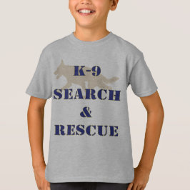 K-9調査および救助GSD Tシャツ