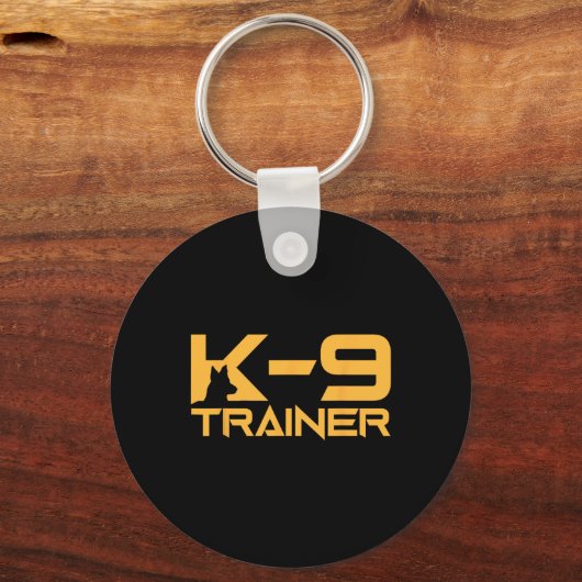 K-9 K9 Dog Handler Trainer Police Security Hallowe キーホルダー (正面)