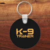 K-9 K9 Dog Handler Trainer Police Security Hallowe キーホルダー (正面)