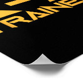 K-9 K9 Dog Handler Trainer Police Security Hallowe ポスター (角)