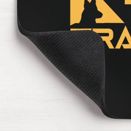 K-9 K9 Dog Handler Trainer Police Security Hallowe マウスパッド (コーナー)