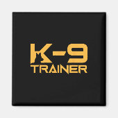 K-9 K9 Dog Handler Trainer Police Security Hallowe マグネット (正面)