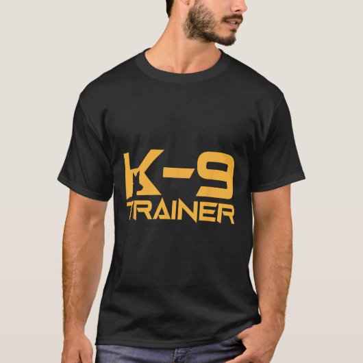 K-9 K9 Dog Handler Trainer Police Security Hallowe Tシャツ (正面)