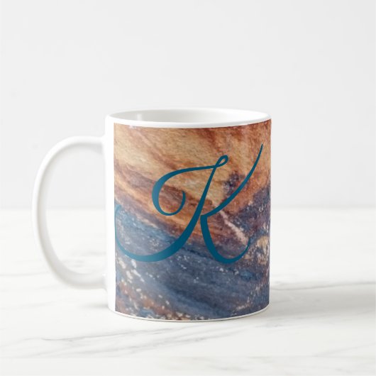 "K" ArborCrosse Initial Mug  コーヒーマグカップ (左)