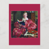 K.B.クストディエフのポートレートバイボリス・クストディエフ ポストカード (正面)