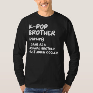 K-Brotherポップ・アートの定義Kpop南おもしろい韓M Tシャツ